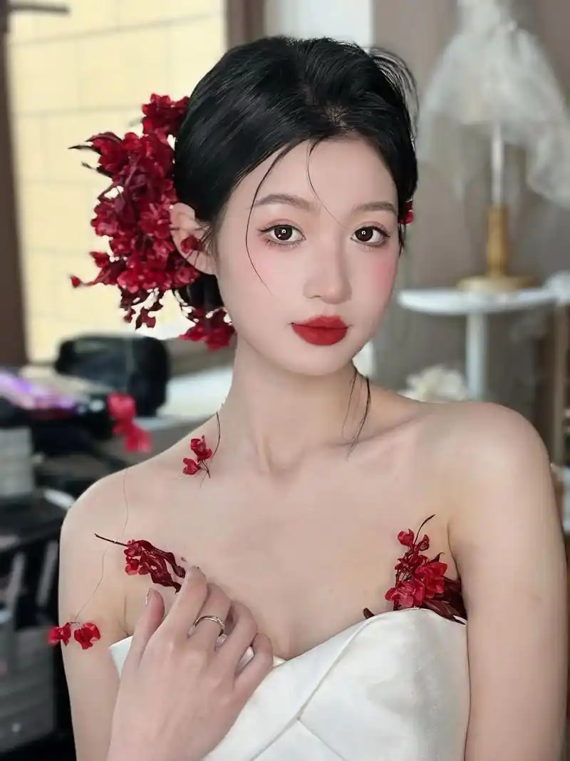 出门纱妆造