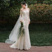 主纱鱼尾婚纱