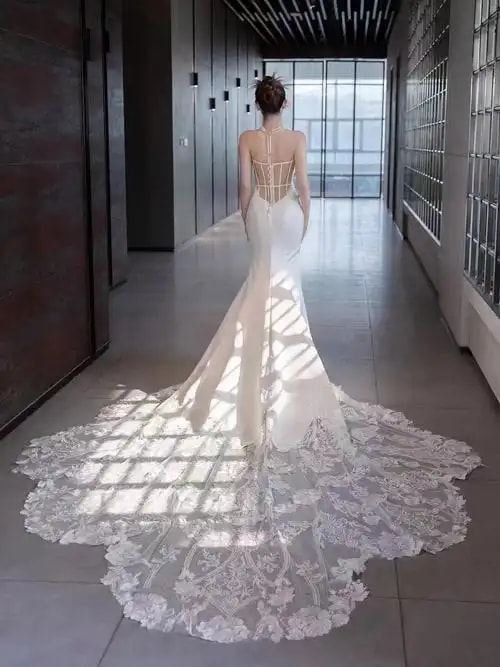 主纱鱼尾婚纱