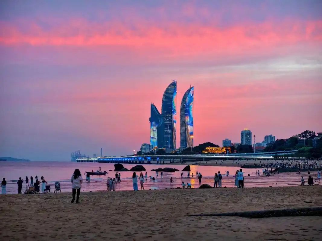 厦门海边蜜月