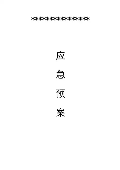 应急备用方案